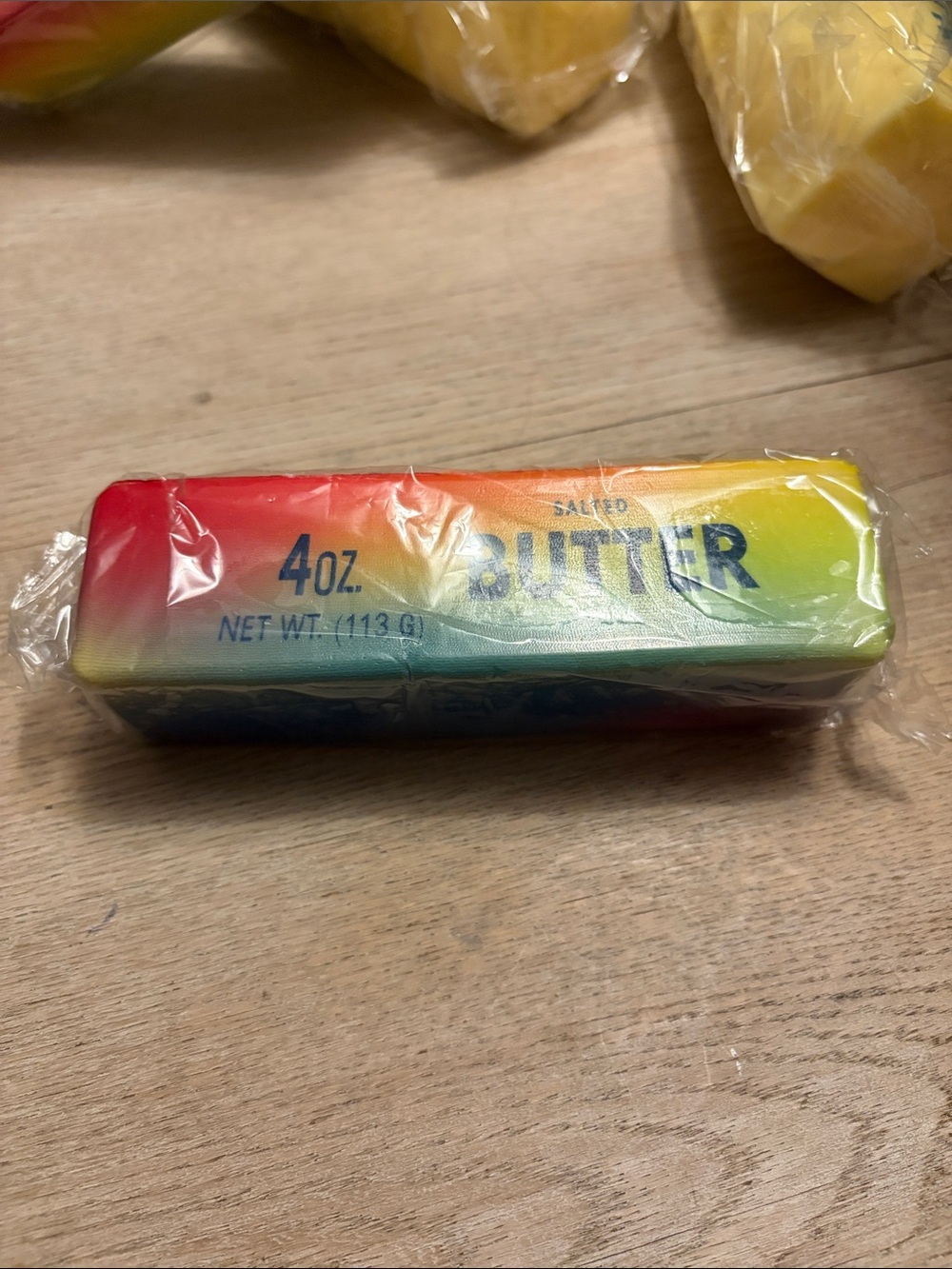 Salted Butter Stick Squishy Fidget 4 oz Fast Rise Foam